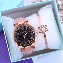 Load image into Gallery viewer, 2019 Women Watches Starry Sky Clock Ladies Wrist Watch Bracelet Watches Leather Quartz Wristwatches reloj mujer relogio feminino